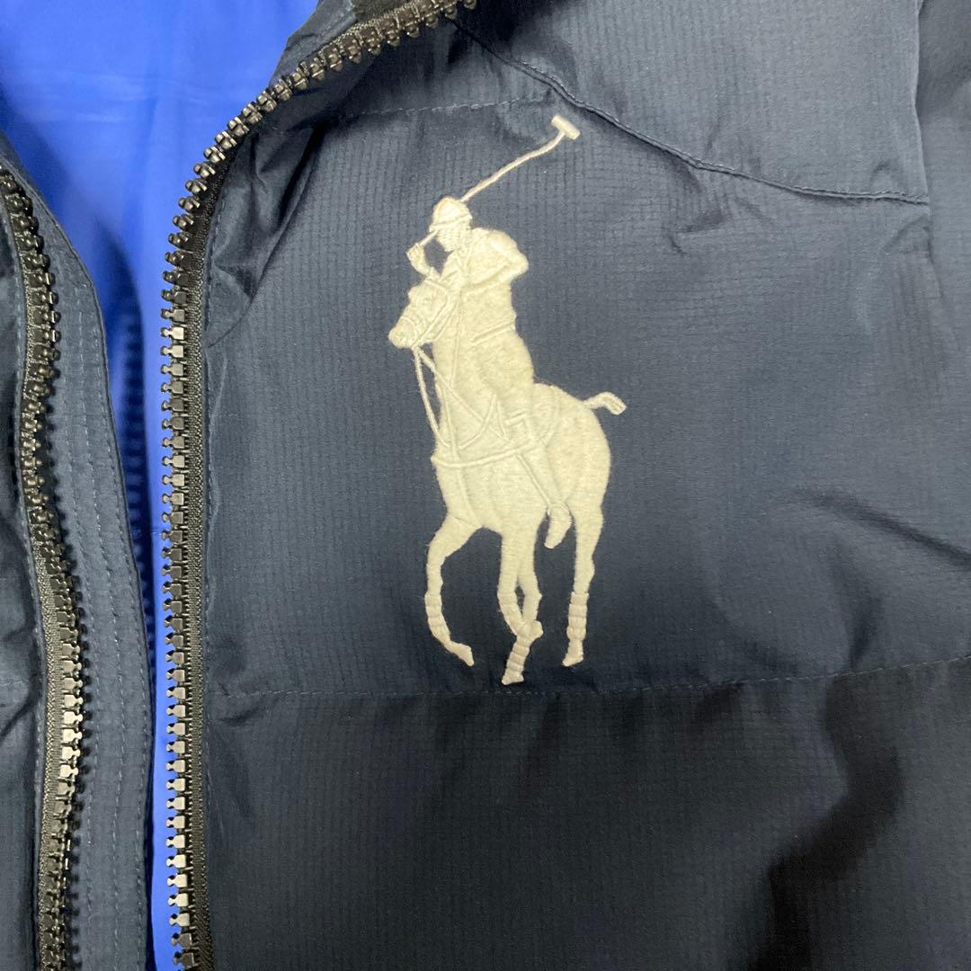 【美品】Polo Ralph Lauren ネイビー ダウンベスト M