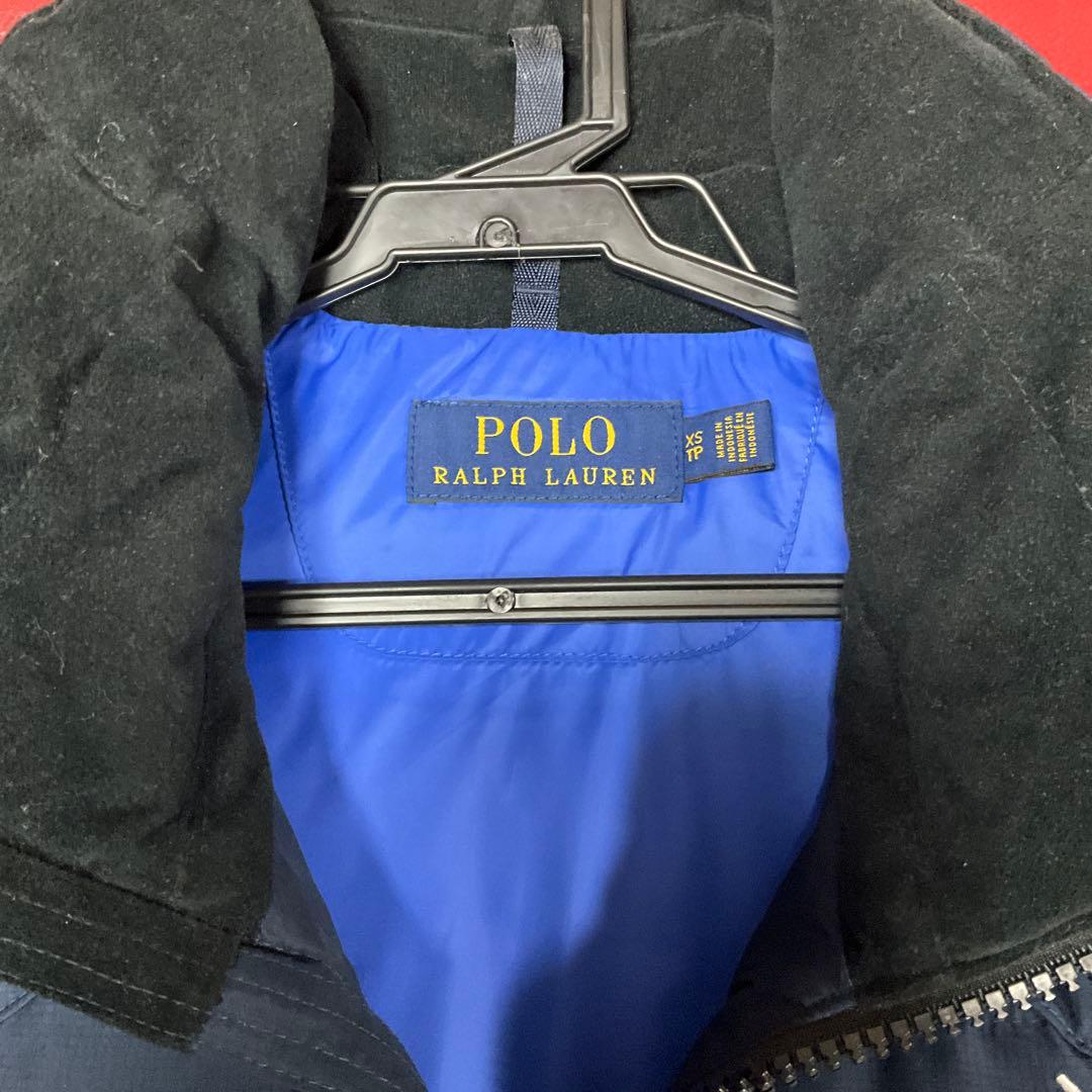 【美品】Polo Ralph Lauren ネイビー ダウンベスト M