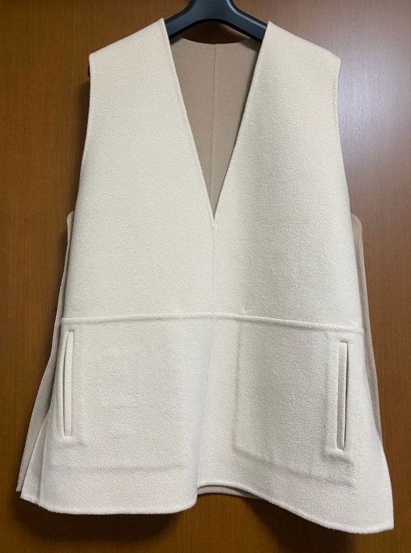 ドゥロワーDrawer ウールリバーコンビベスト　36