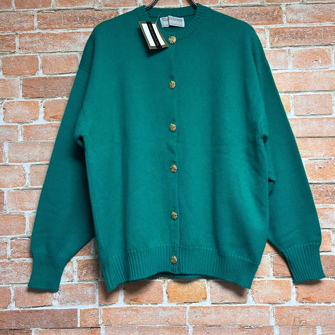 (未使用品)ウィリアムロッキー　カシミヤ100% カーディガン　金ボタン　希少品