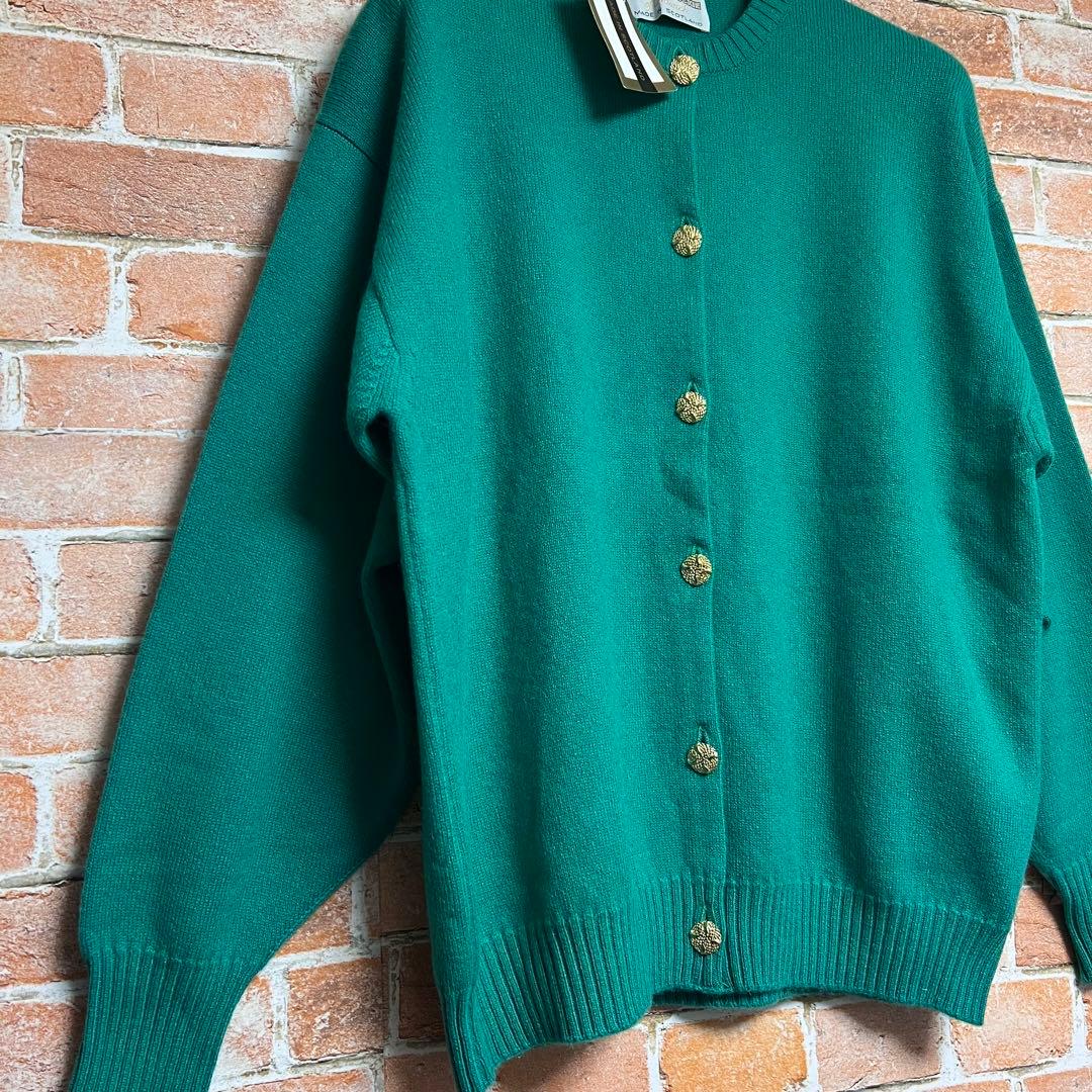 (未使用品)ウィリアムロッキー　カシミヤ100% カーディガン　金ボタン　希少品