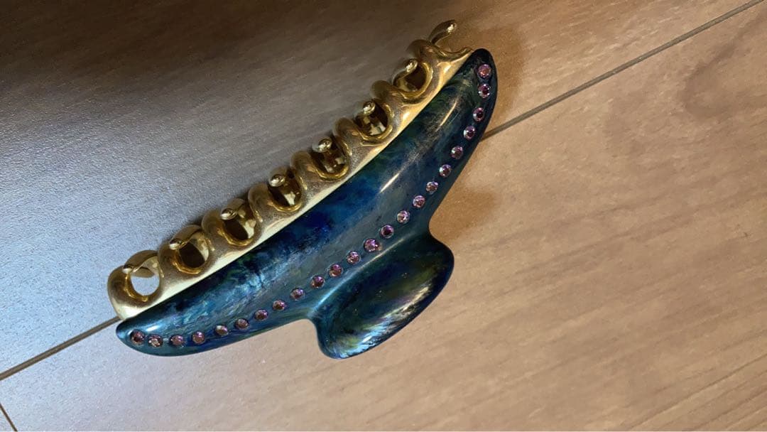 最終価格22日まで　acca（アッカ）クリップLスワロフスキー付き