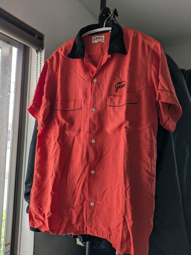 50s hilton レーヨンボーリングシャツ　vintage