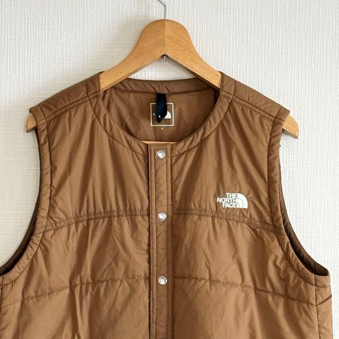 【美品】The North Face メドウウォームベスト　ブラウン L メンズ