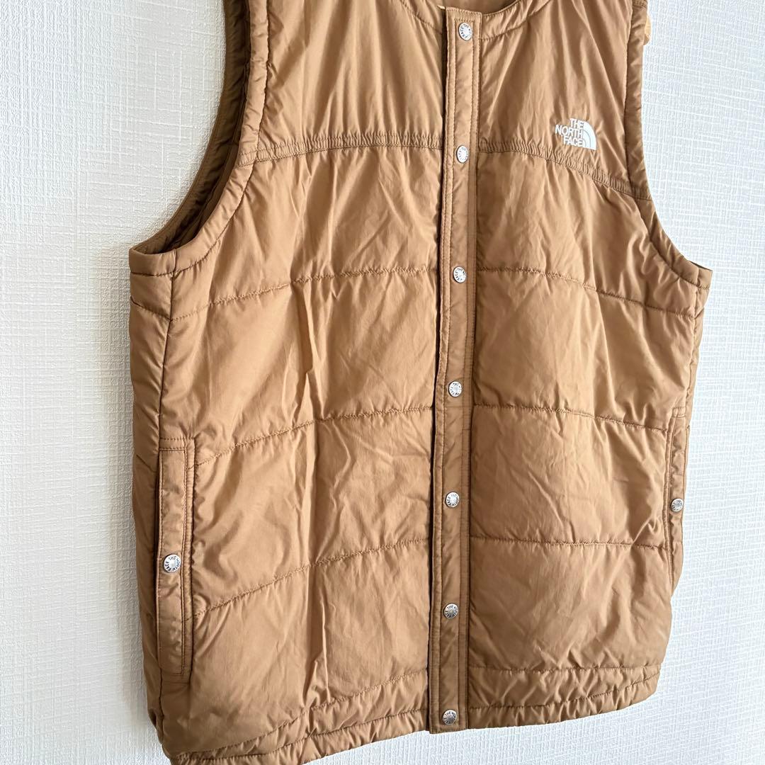 【美品】The North Face メドウウォームベスト　ブラウン L メンズ
