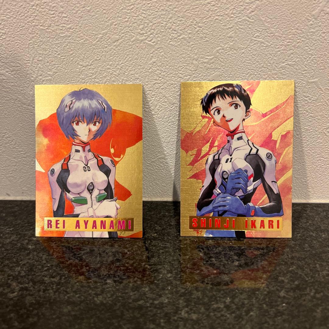 カードダスマスターズ　新世紀エヴァンゲリオン　第壱集SPカード　綾波レイ碇シンジ