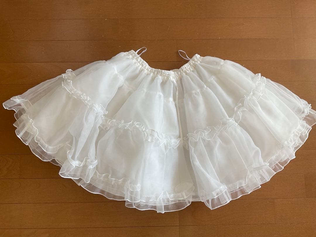 ホワイト フリル パニエ angelicpretty