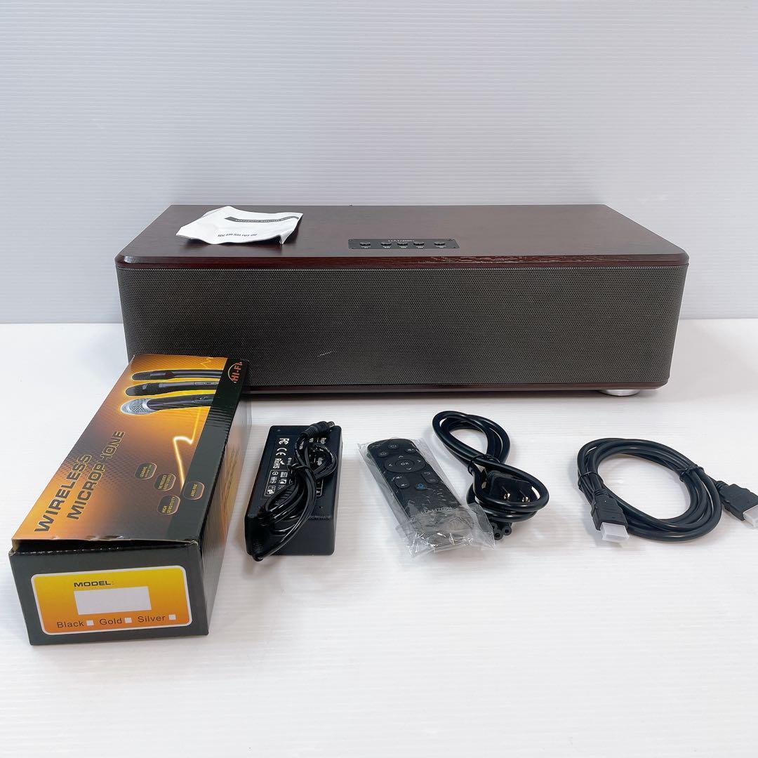 【新品未使用】HANZONサウンドボックス カラオケセットTX-80HD