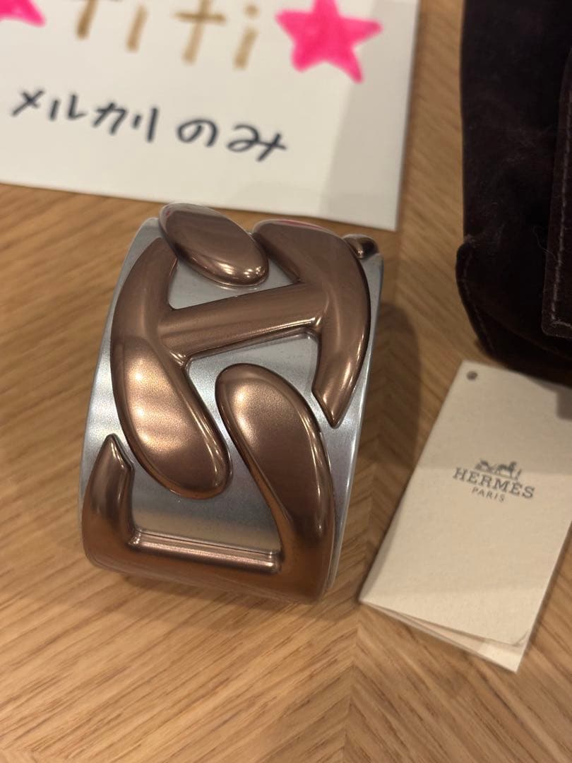 b*y様 HERMES エルメス シェーヌダンクル　バングル　ブレスレット　レデ
