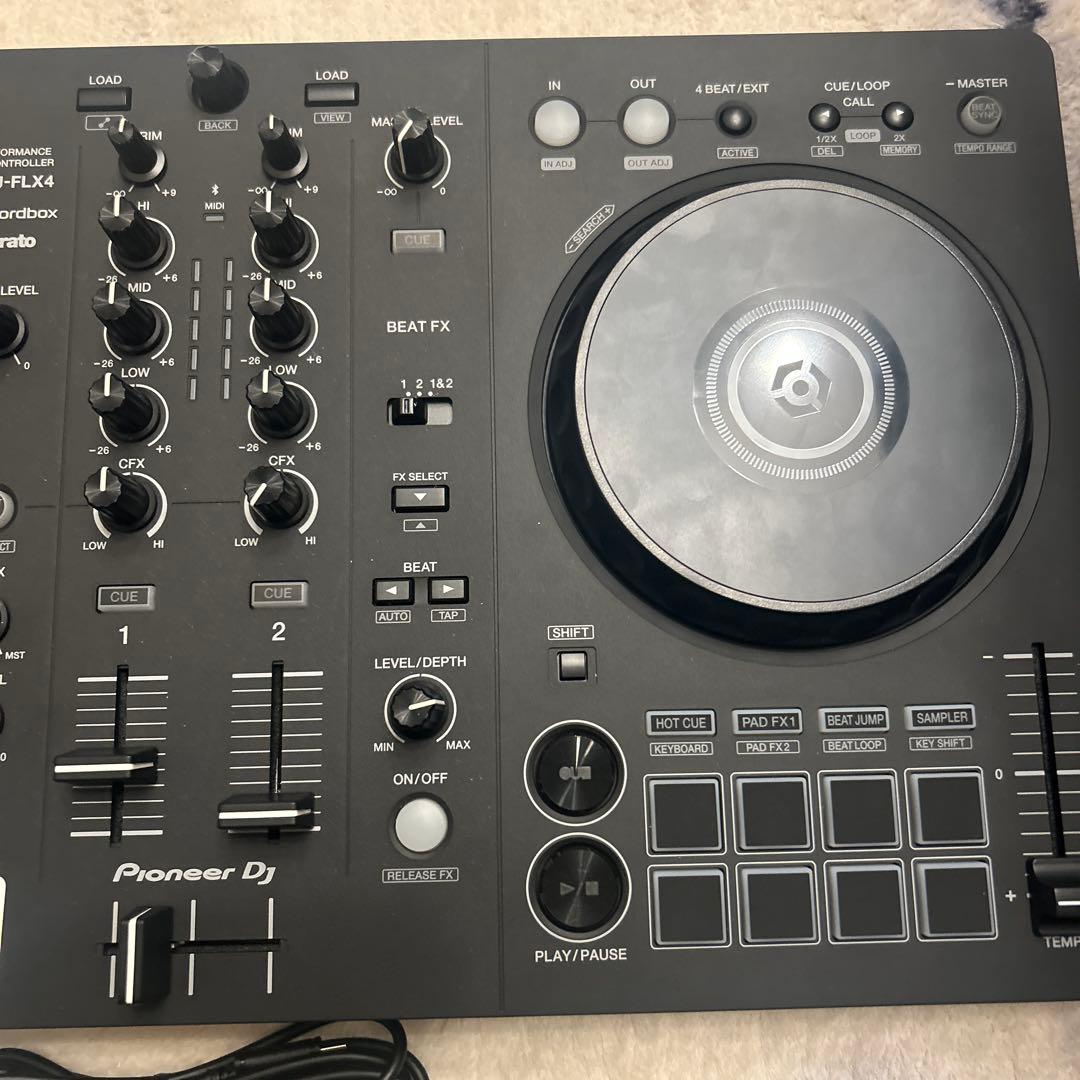 Pioneer DDJ-FLX4 DJコントローラー typeCケーブル付