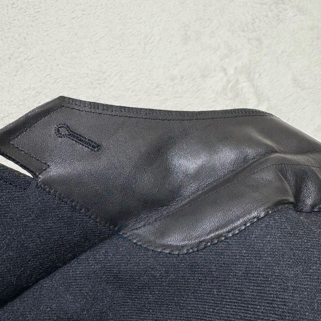 極美　サンローラン　テーラードジャケット　エディ期　ダークグレー　イタリア製　S