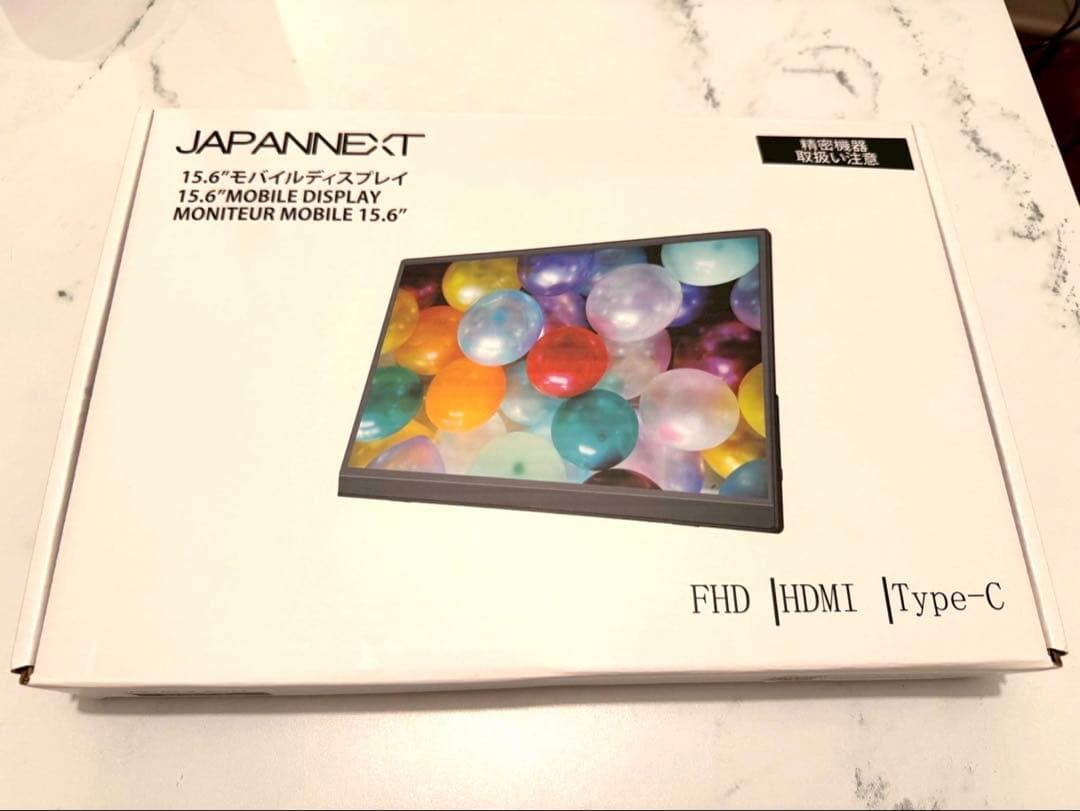 JAPANNEXT 15.6型 モバイル モニタ USB-C IPS 日本製