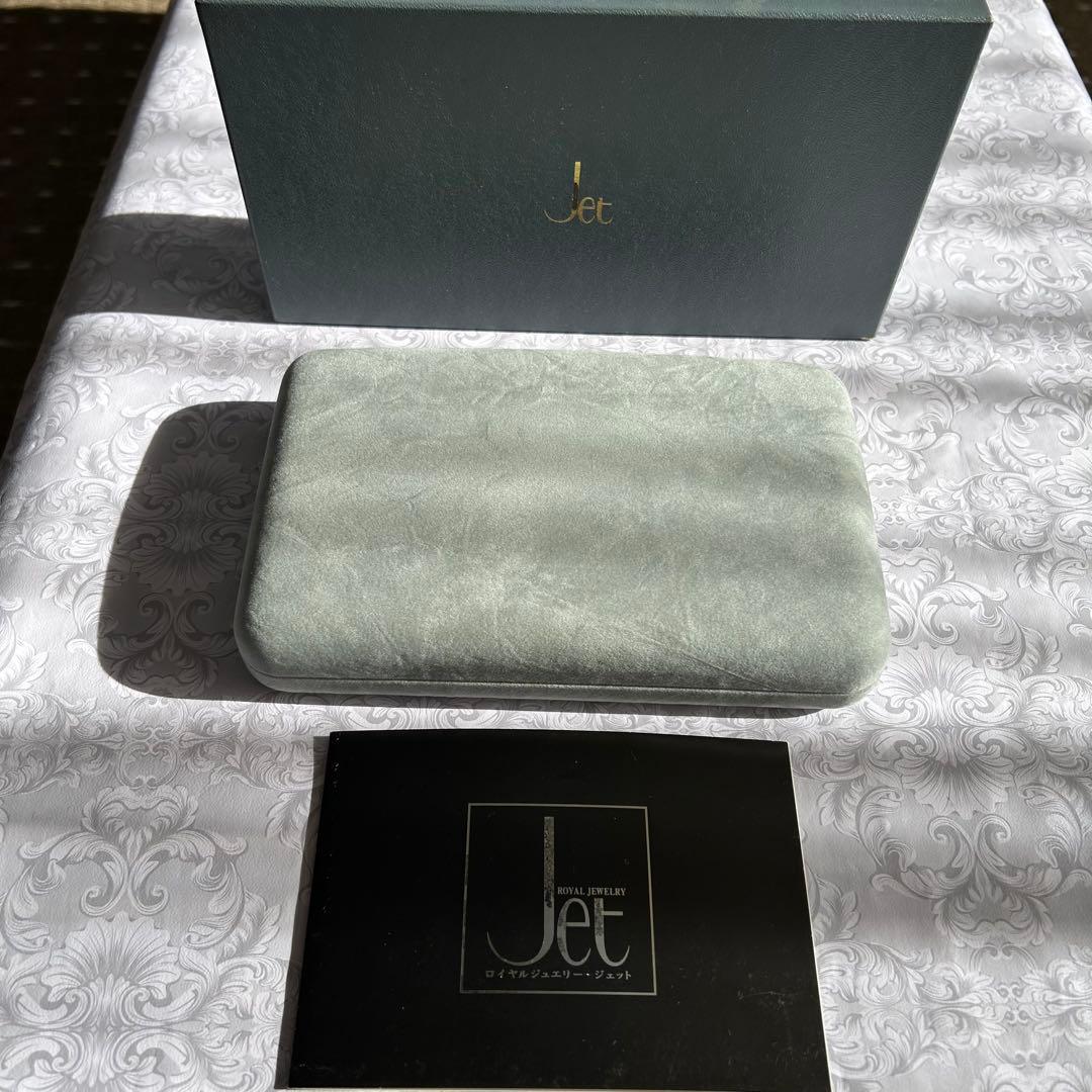 ロイヤルジュエリー・ジェット ネックレス&イヤリングset 美品‼️