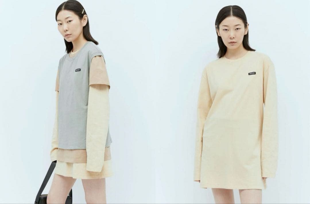 MIUMIU ミュウミュウ　ジャージーTシャツ　3枚セット　xs