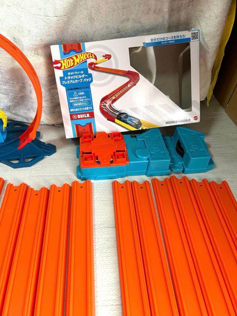 ほぼ未使用✨ホットウィール トラックビルダー 4種 ブースター※ミニカー別出品