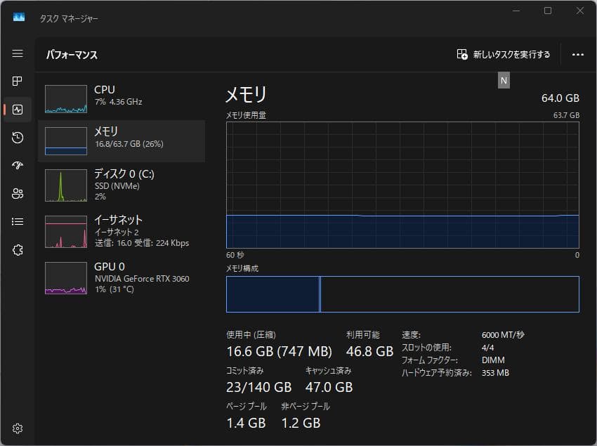 Crucial Pro DDR5 16GB×4枚