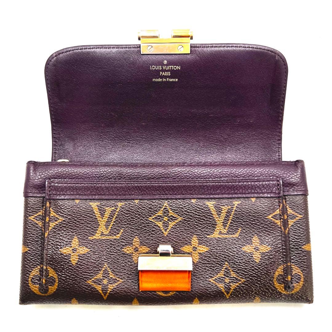 【極美品】 ルイヴィトン ポルトフォイユ エリゼ モノグラム パープル