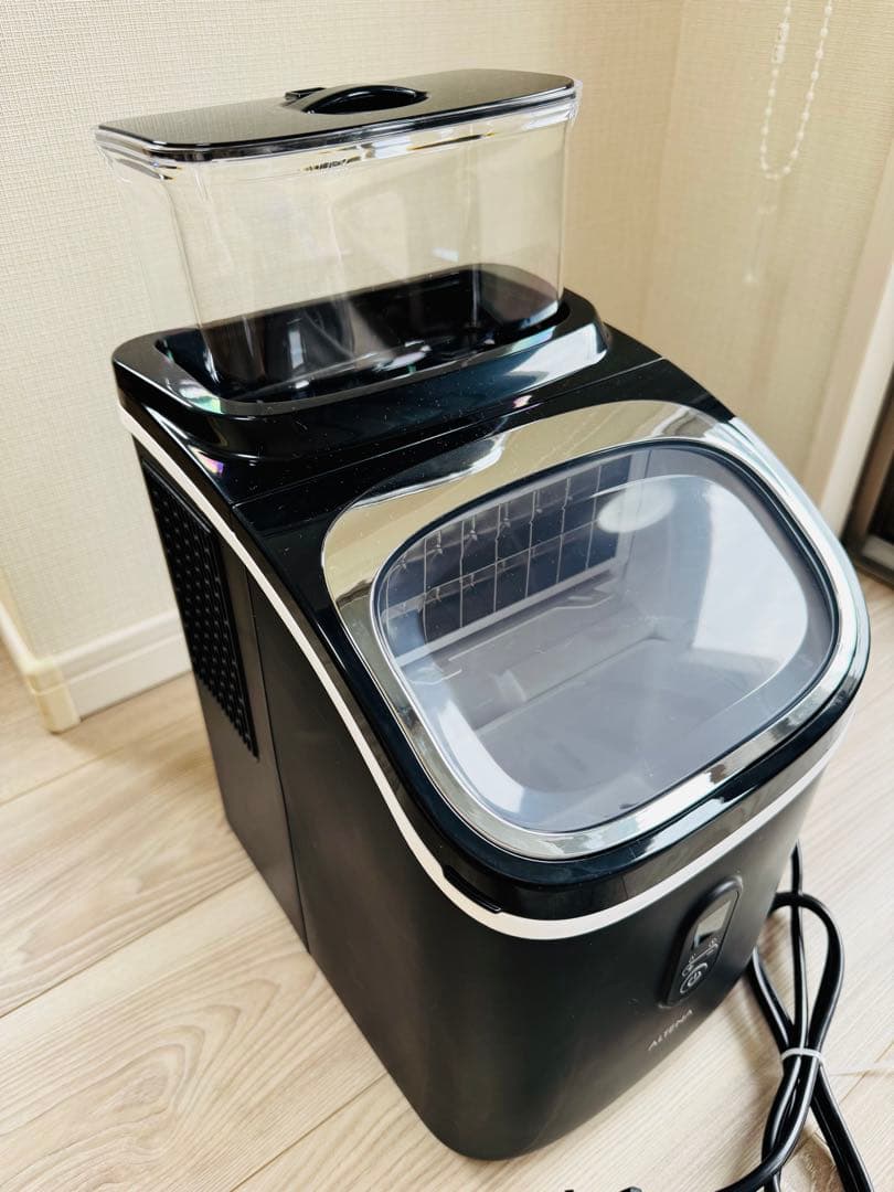 由乃 アルティーナクリアキューブ高速製氷機 ブラック ALTENA