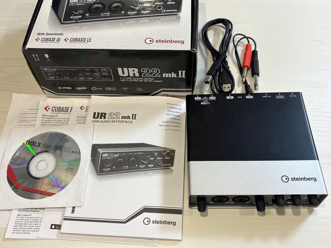 Steinberg UR22mkII オーディオインターフェース 動作確認済み