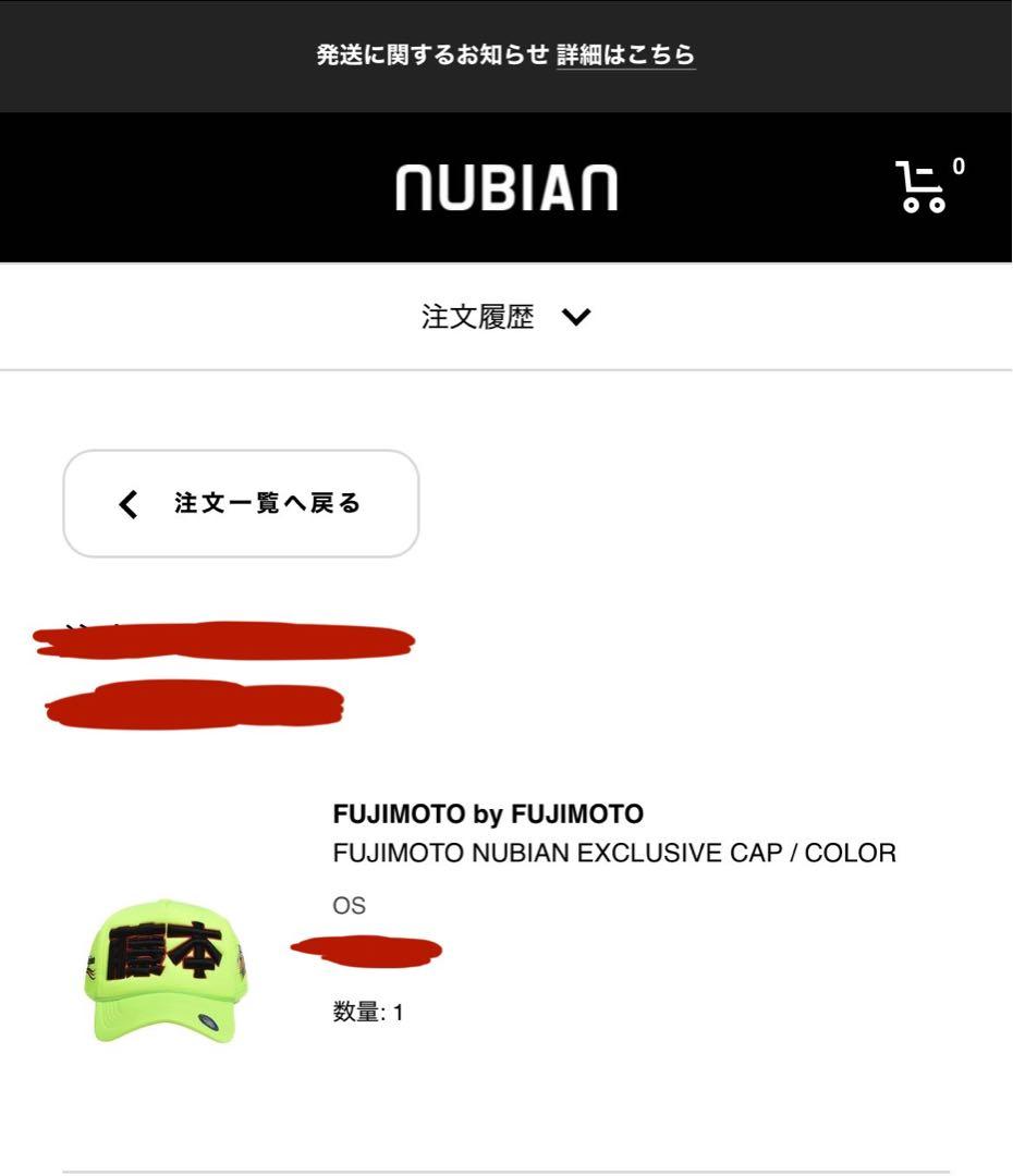 fujimotobyfujimoto キャップ