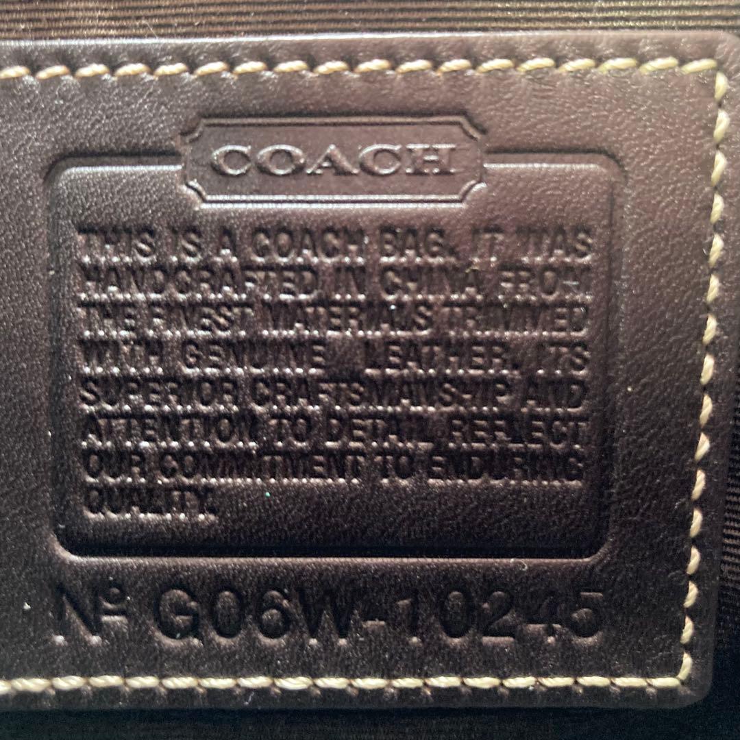 B コーチ　COACH. ハンドバッグ ベージュ/ブラウン　10245