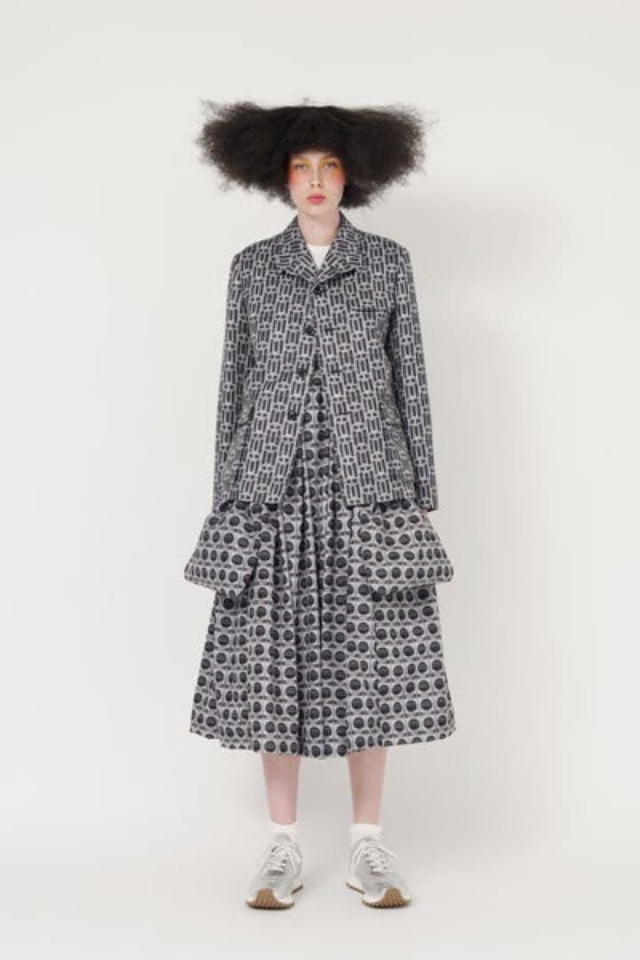 ［19ss］コムデギャルソンコムデギャルソン　グラフィックジャンパースカート