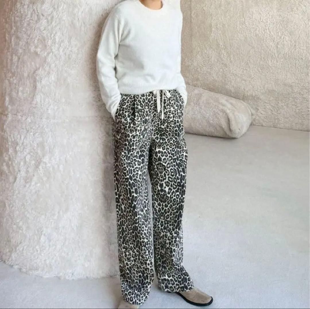 SeaRoomlynn☆ ウエストギャザーCanvasストレートパンツ