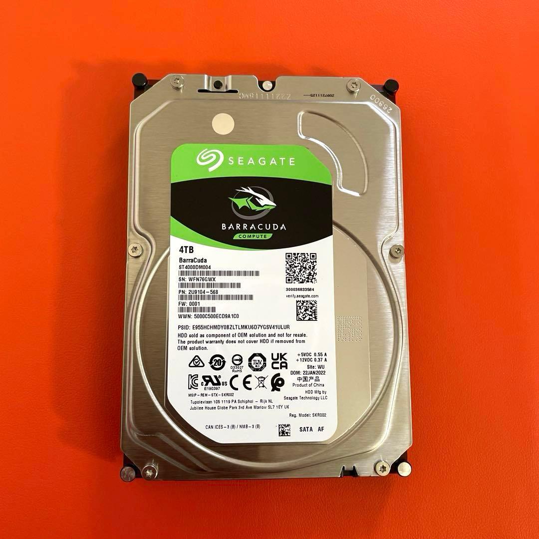 SEAGATE BARRACUDA HDD 3.5インチ [4TB] SATA