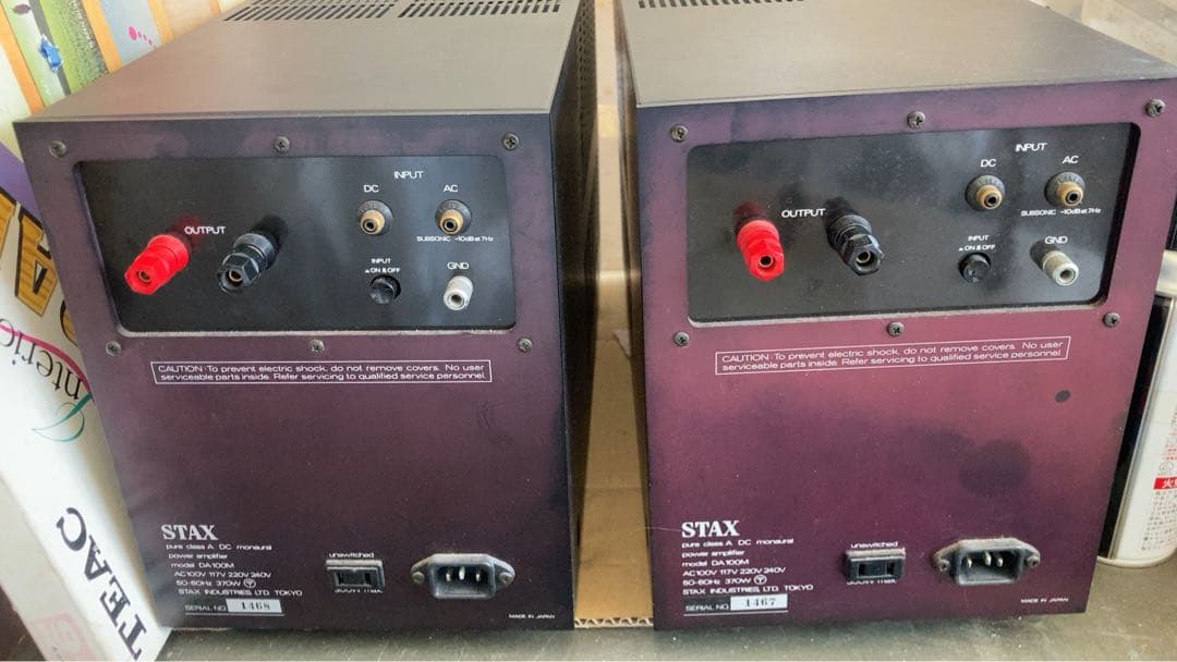 STAX DA-100M パワーアンプ スタックス ペア