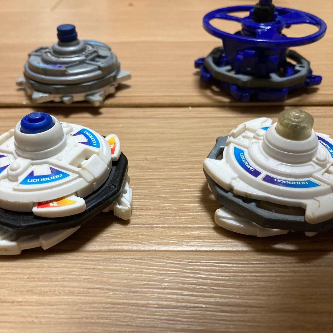 爆転ベイブレード 旧ベイ9体 まとめ売り ドラグーンV2 ケルベロス ゴールド