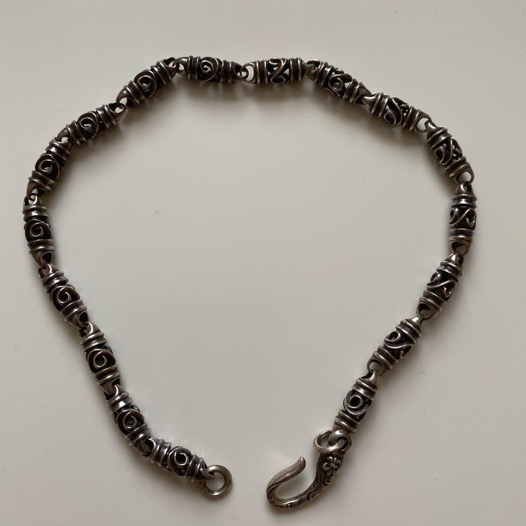 ウォレットチェーン　シルバー925 クロス