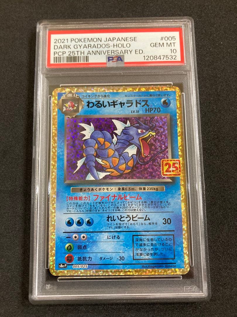 25th ひかるコイキング　わるいギャラドス　PSA10 連番