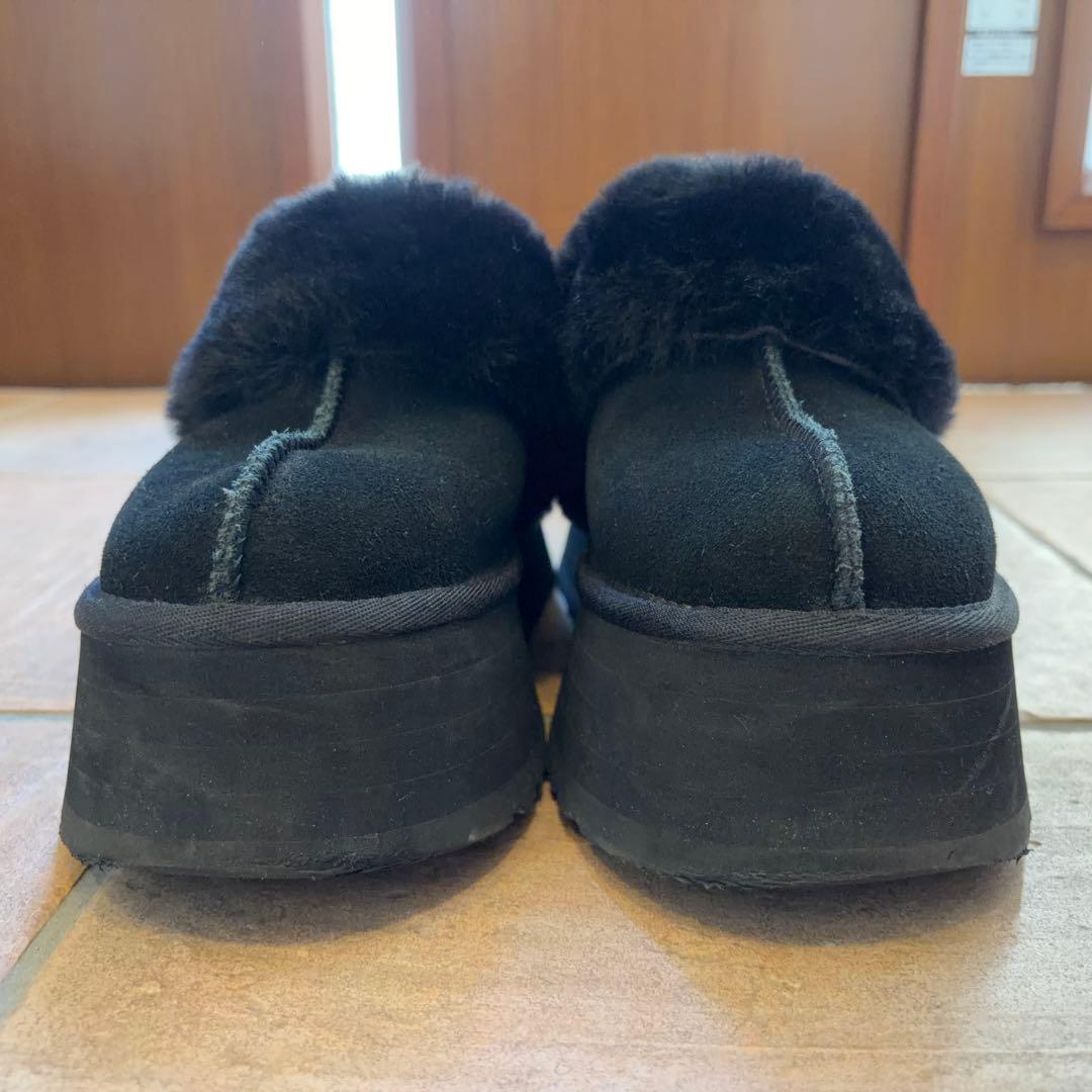 UGG ブラック ムートンブーツ ファンケット 25cm