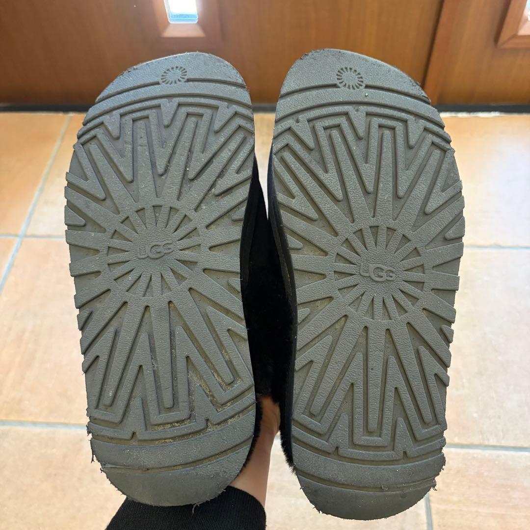 UGG ブラック ムートンブーツ ファンケット 25cm