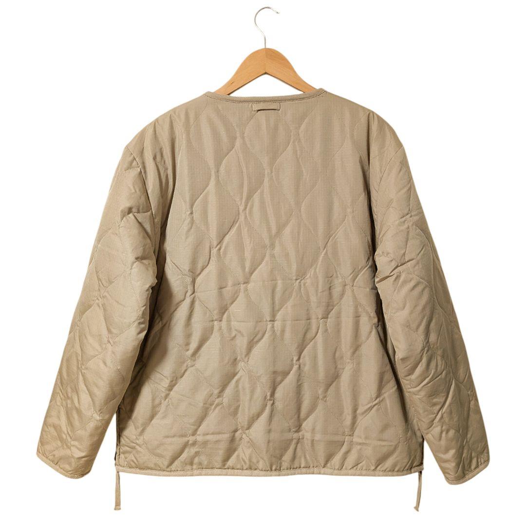 新品 タイオン ミリタリー リバーシブル クルーネック ダウンジャケット L