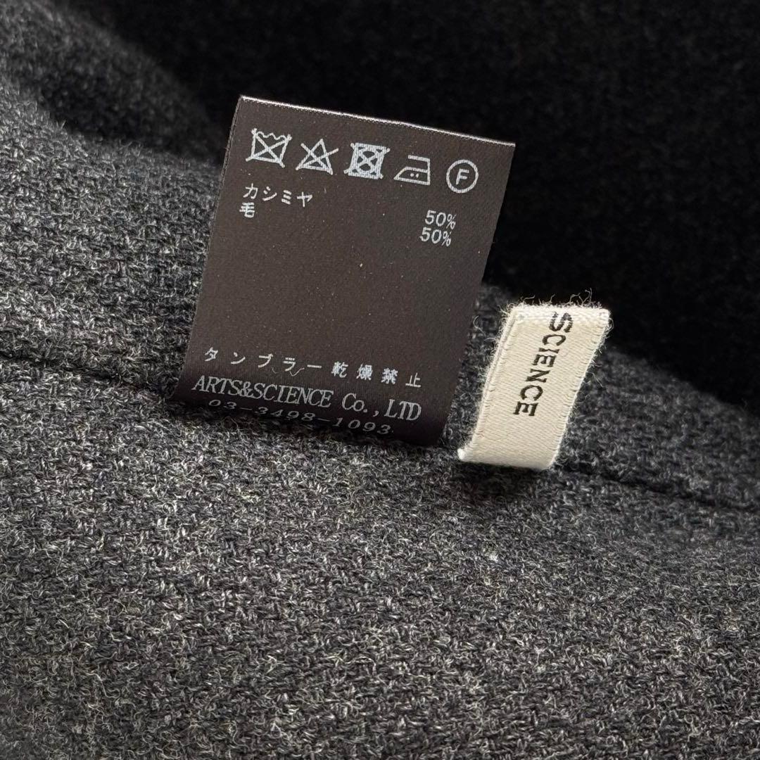 ARTS&SCIENCE V neck short tunicカシミア ベスト
