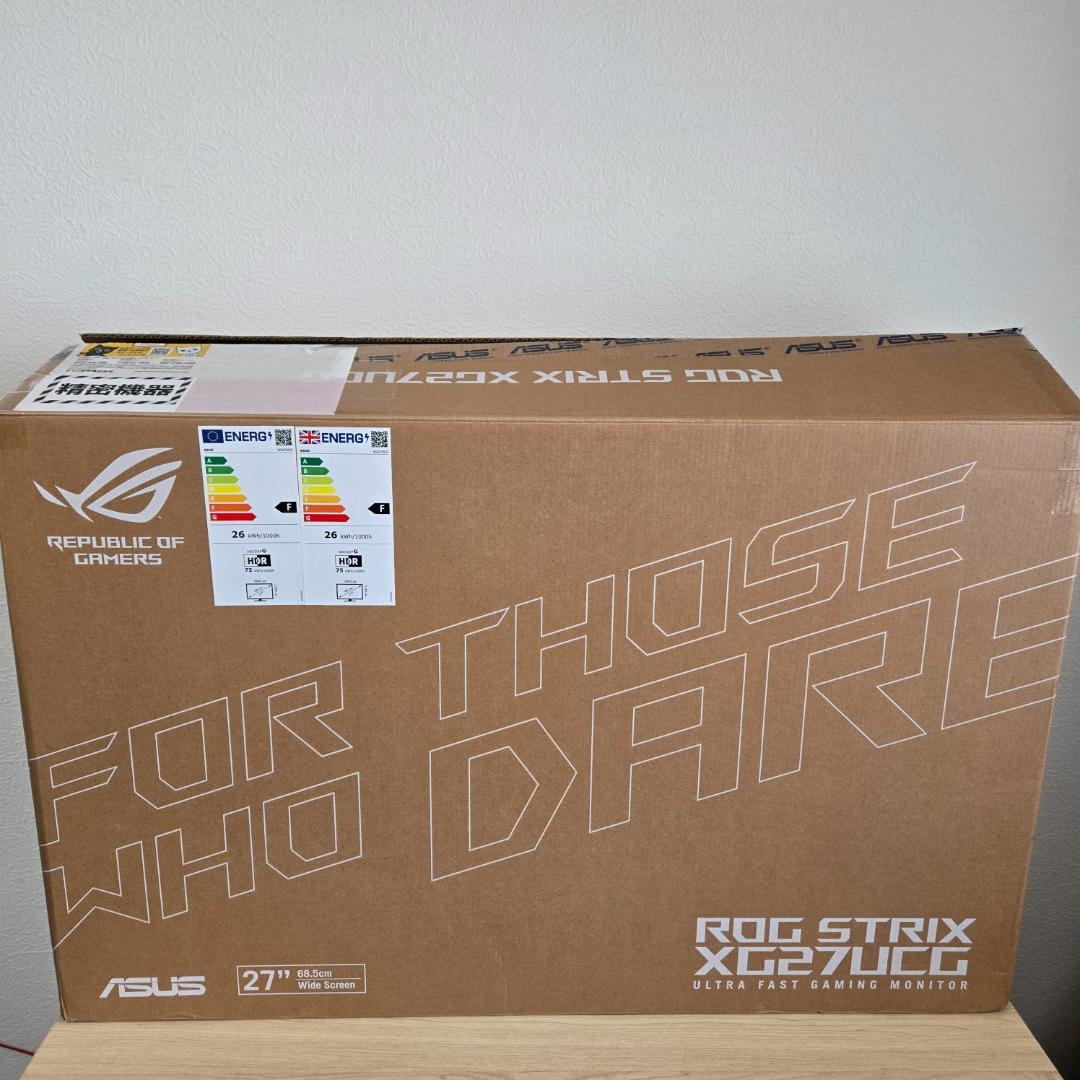 【ほぼ新品】ASUS ROG STRIX XG27UCG ゲーミングモニター