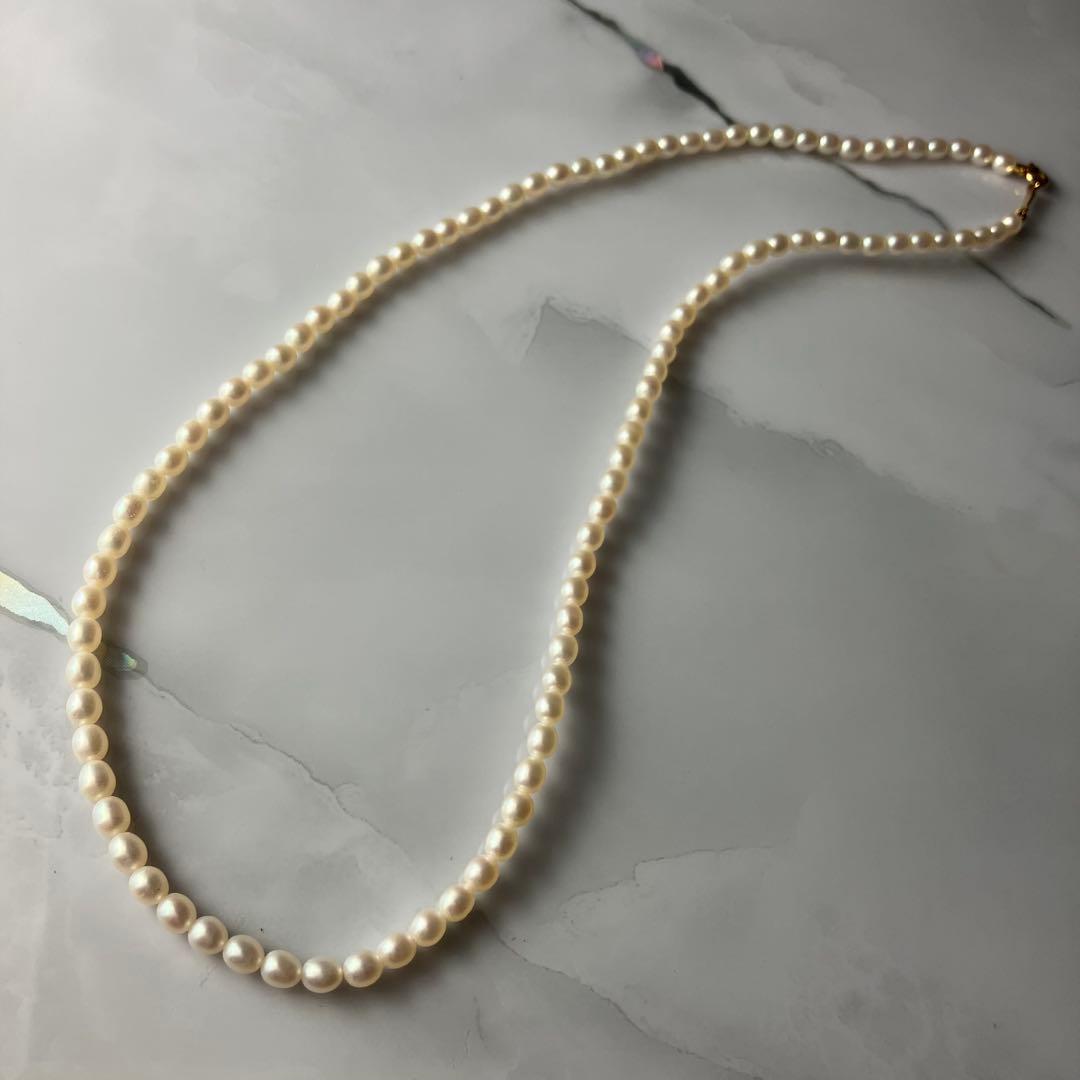 ミキモト ベビーパール 真珠 ネックレス K18 箱付き