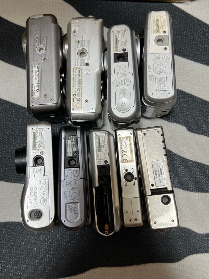 Canon キャノン　デジタルカメラ　9台　動作未確認　ジャンク　修理用