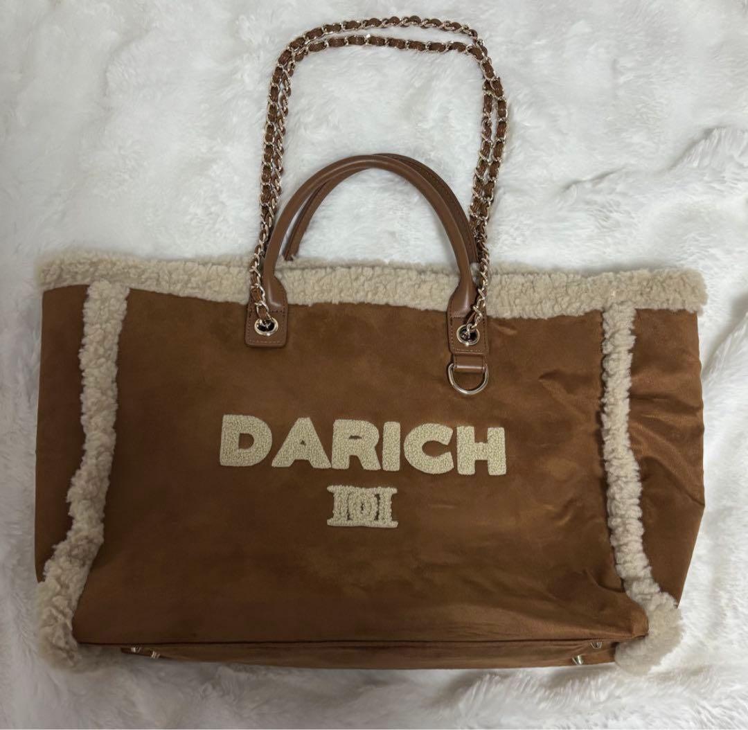 Darich ダーリッチ ノベルティ サガラロゴフェイクムートンバッグ