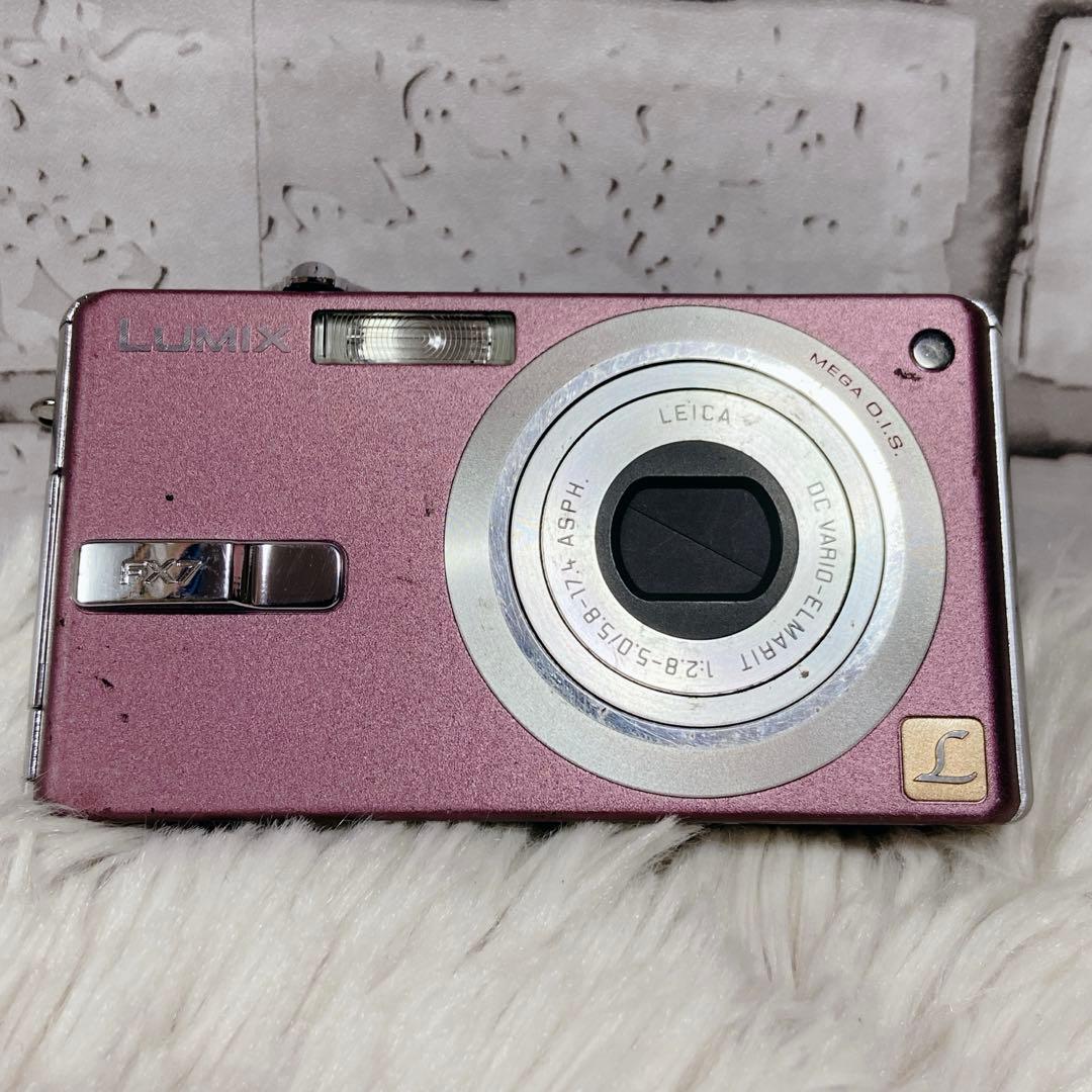 【美品】 Panasonic パナソニック DMC-FX7 デジカメ ピンク