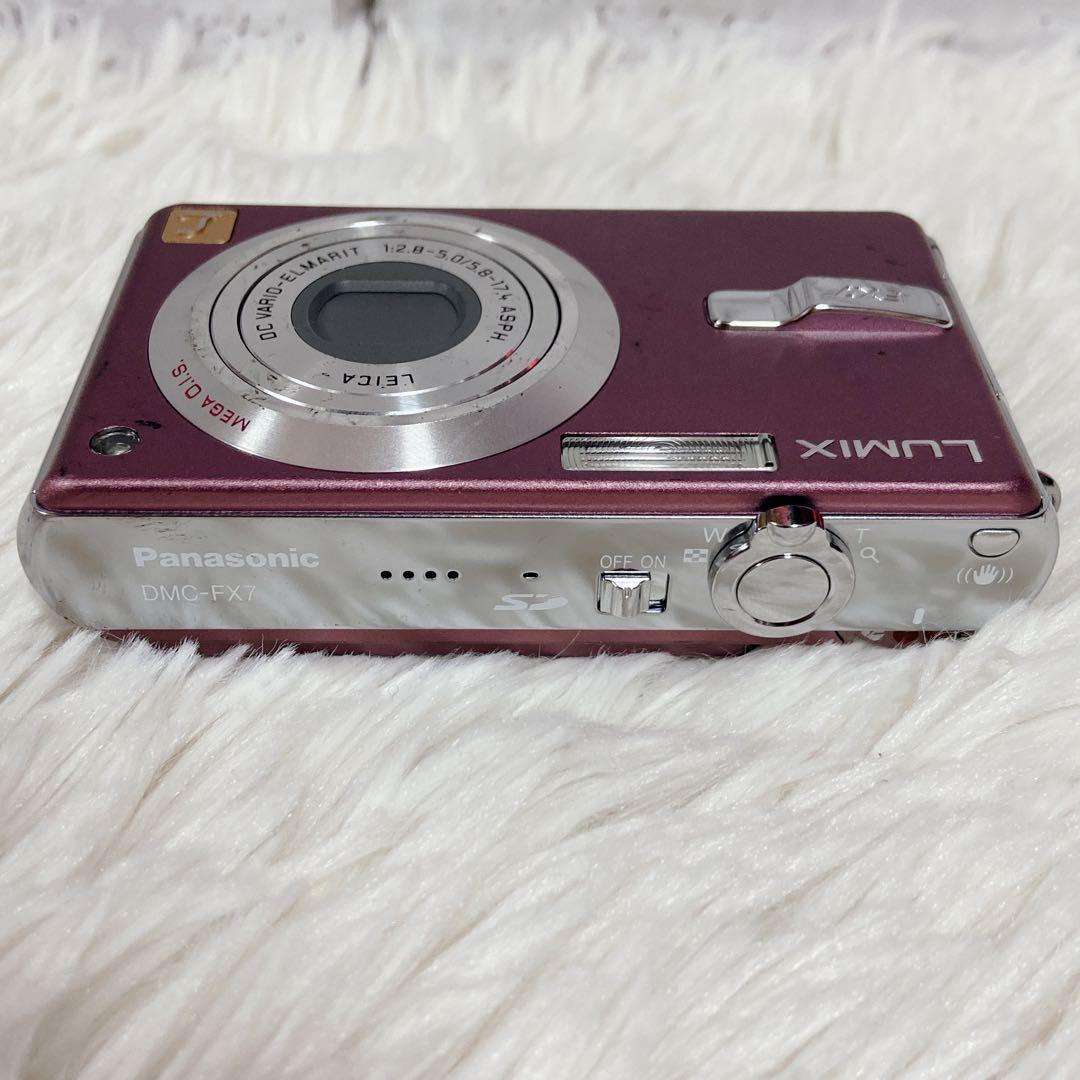 【美品】 Panasonic パナソニック DMC-FX7 デジカメ ピンク