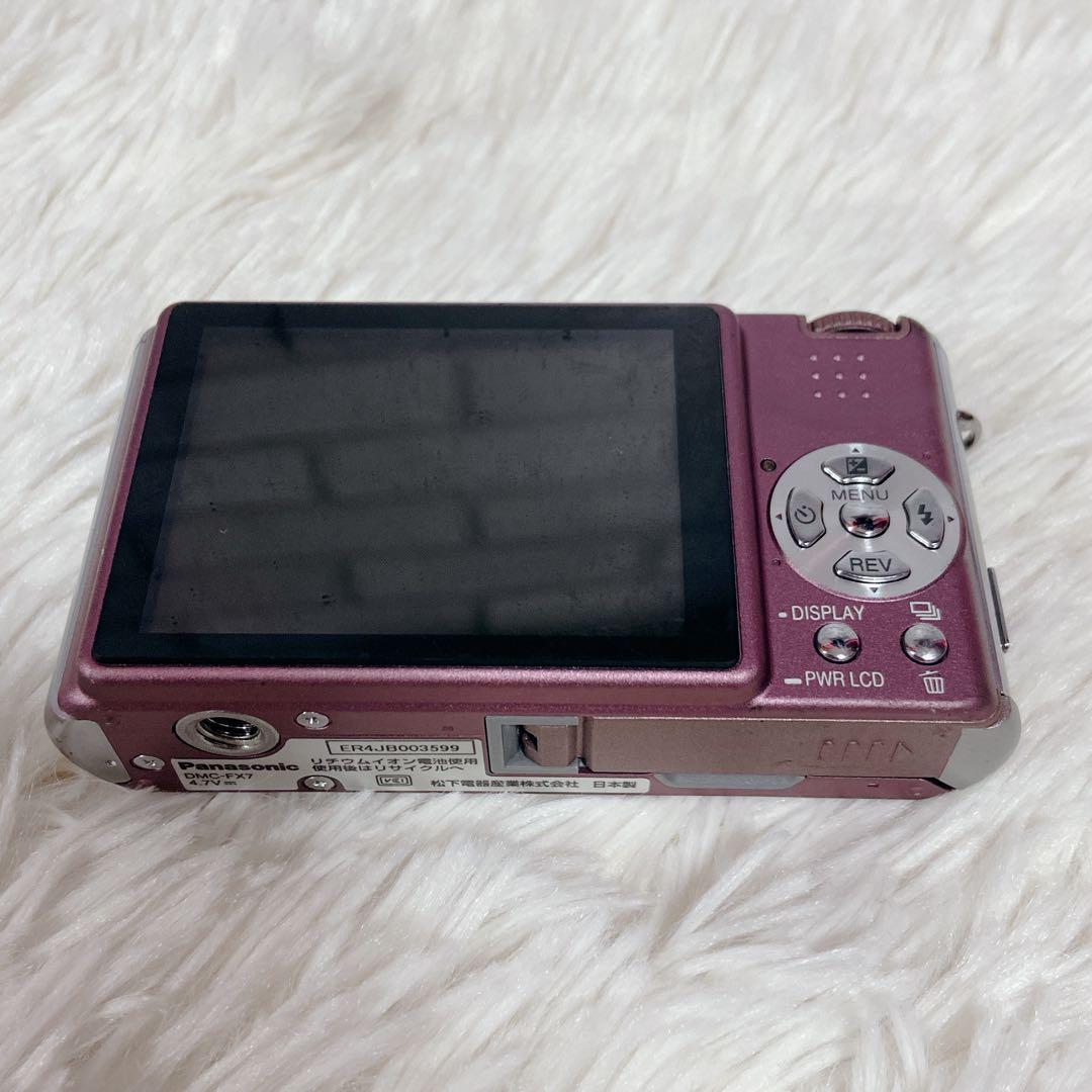 【美品】 Panasonic パナソニック DMC-FX7 デジカメ ピンク