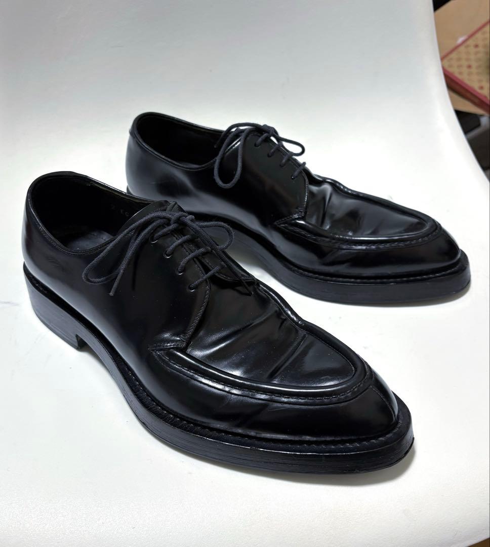 美品　プラダUチップ ドレスシューズ ブラック 5 1/2 2EG097