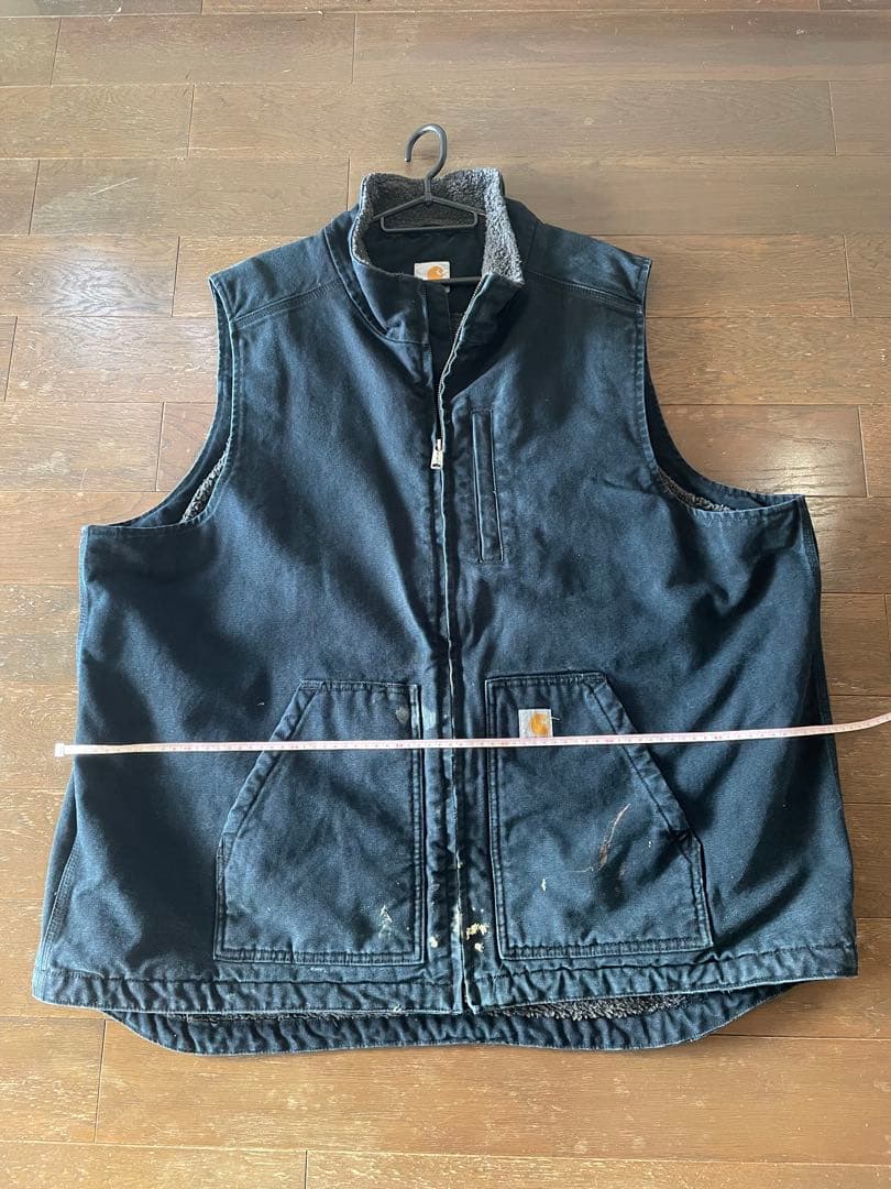 ★値下げ可能★ Carhartt カーハート ダックベスト ブラック 2XL