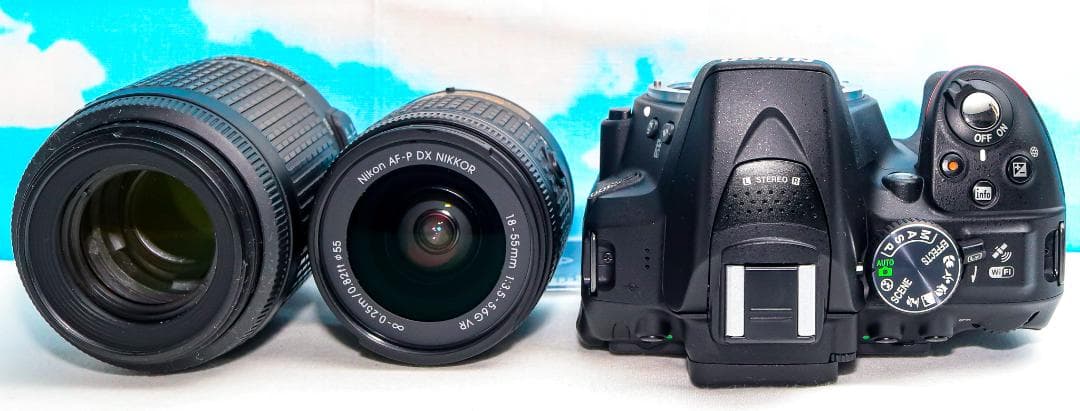 Nikon D5300⭐️ダブルレンズ⭐️Wi-Fi搭載⭐️自撮りがラクラク!