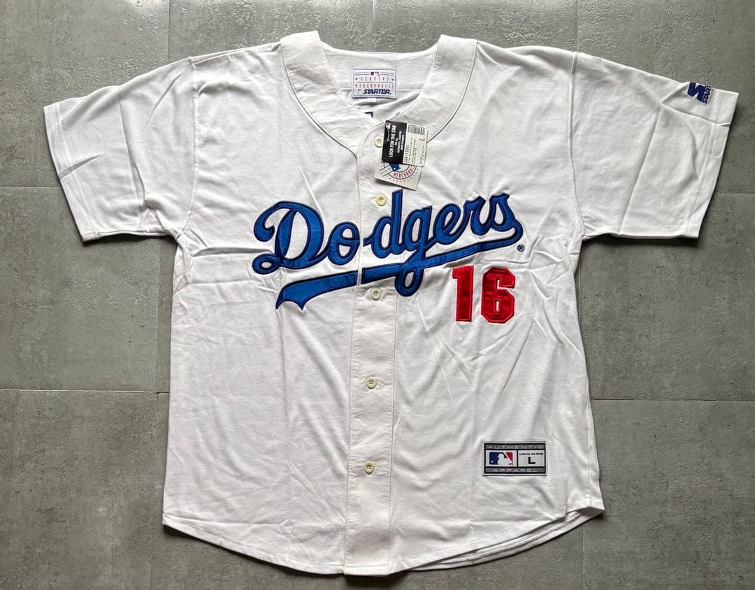 90s 野茂英雄　ロサンゼルスドジャース　STARTER ユニフォーム　新品