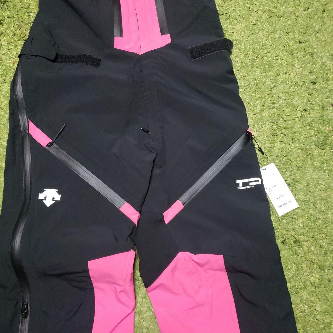 DESCENTE スキーウェア(上下) 黒/ピンク
