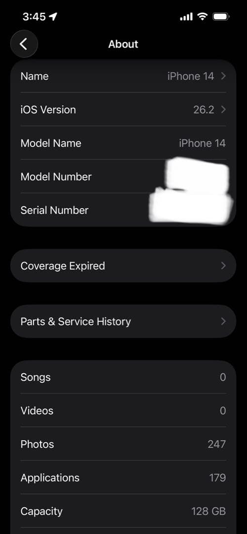 【バッテリ容量78%＆本体・箱・ケーブル有】iPhone 14 128GB