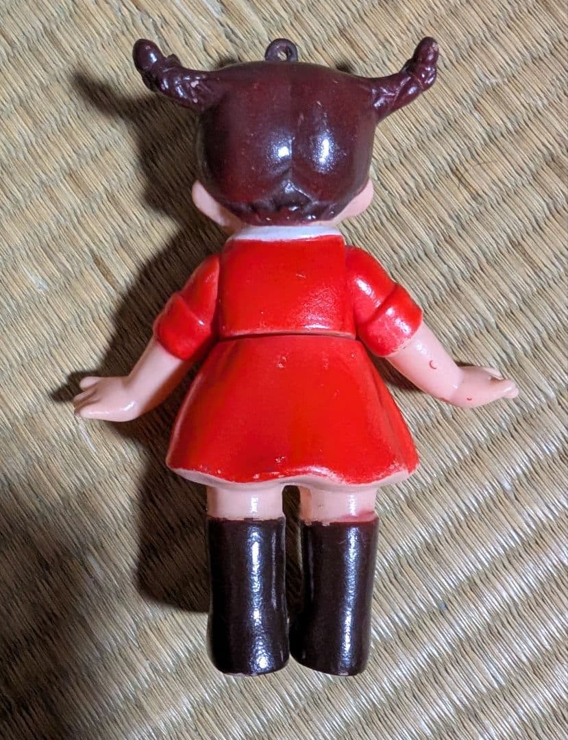 【希少】草原の少女ローラ　パトラ製　ソフビ　当時物　レトロ　ペンダント